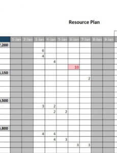 Editable Project Management Resource Plan Template Docs