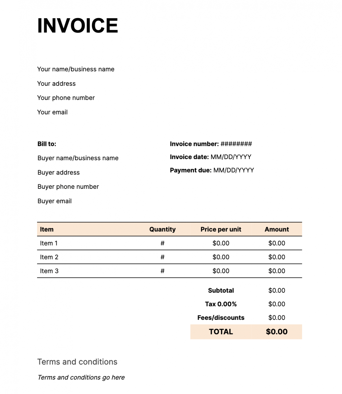 Sample Proper Invoice Template PDF Sample Proper Invoice Template PDF