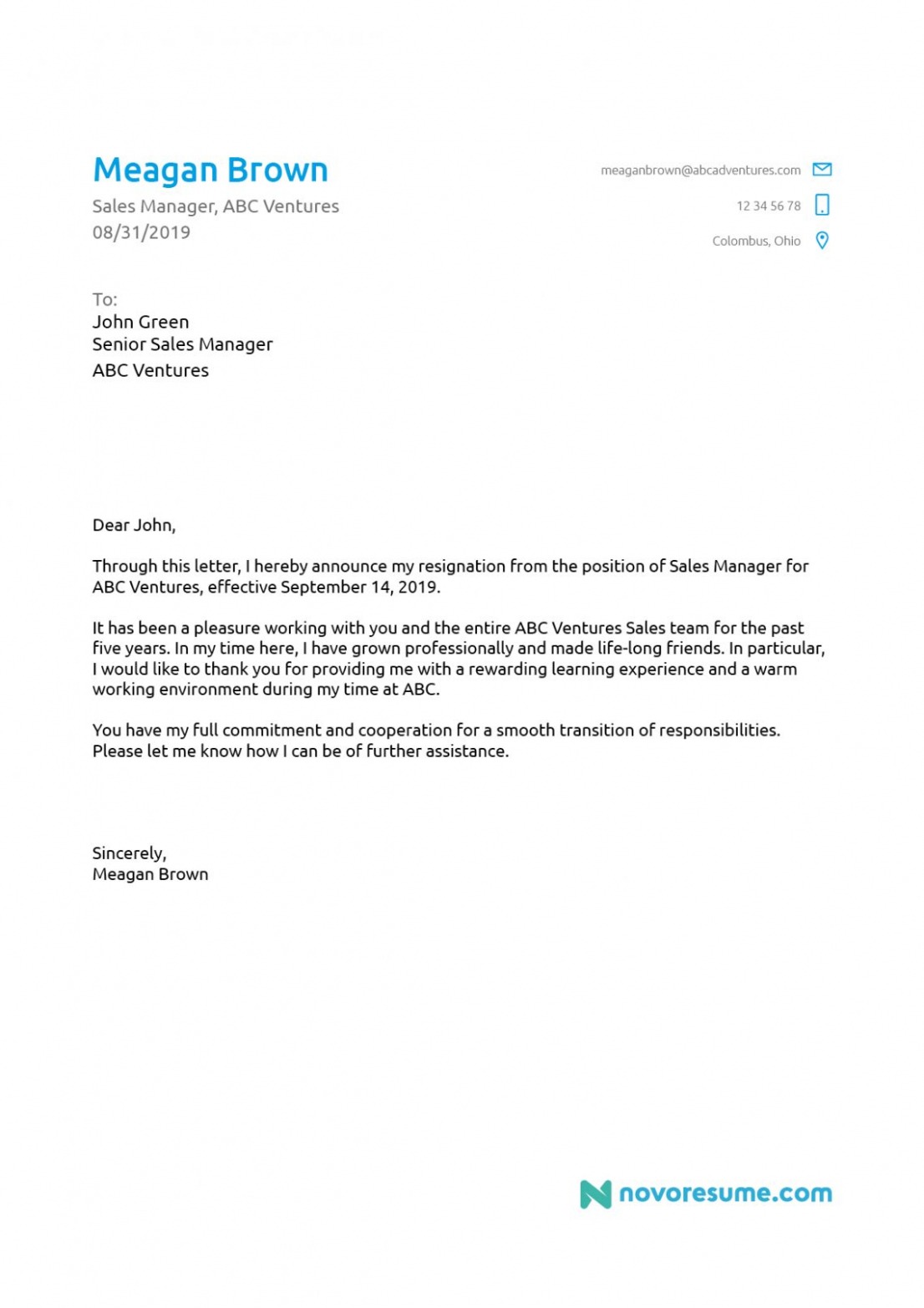  Resignation Letter Requesting Severance Pay PDF
