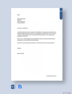 Thank You Letter After Resignation Doc