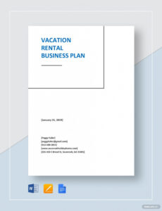 Free Vacation Rental Business Plan Template PPT