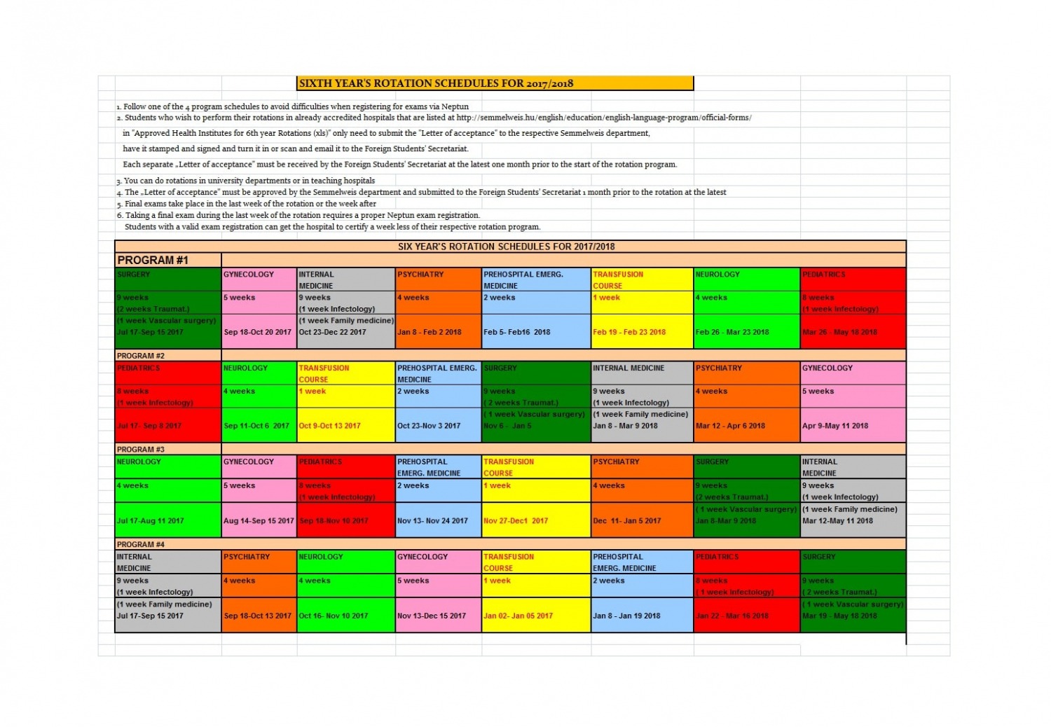 Free Weekly Rotation Schedule Template Excel