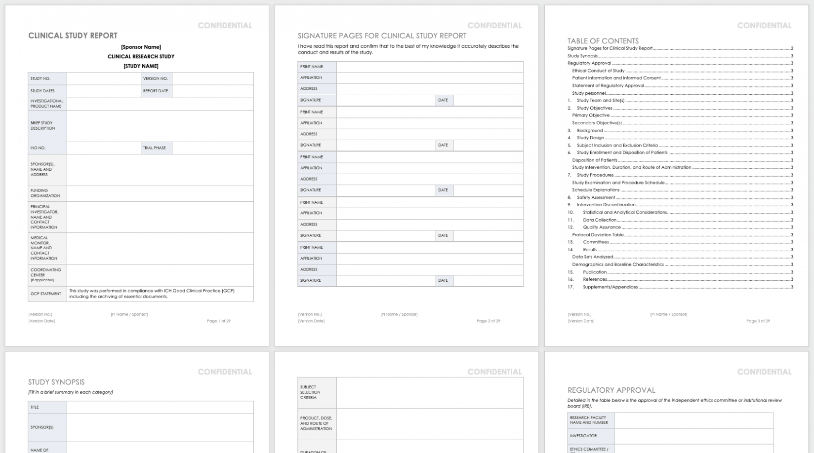 Free Clinical Trial Project Management Plan Template Docs