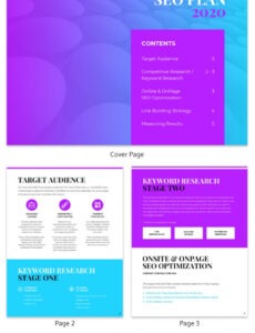 Printable Consultant Marketing Plan Template Word