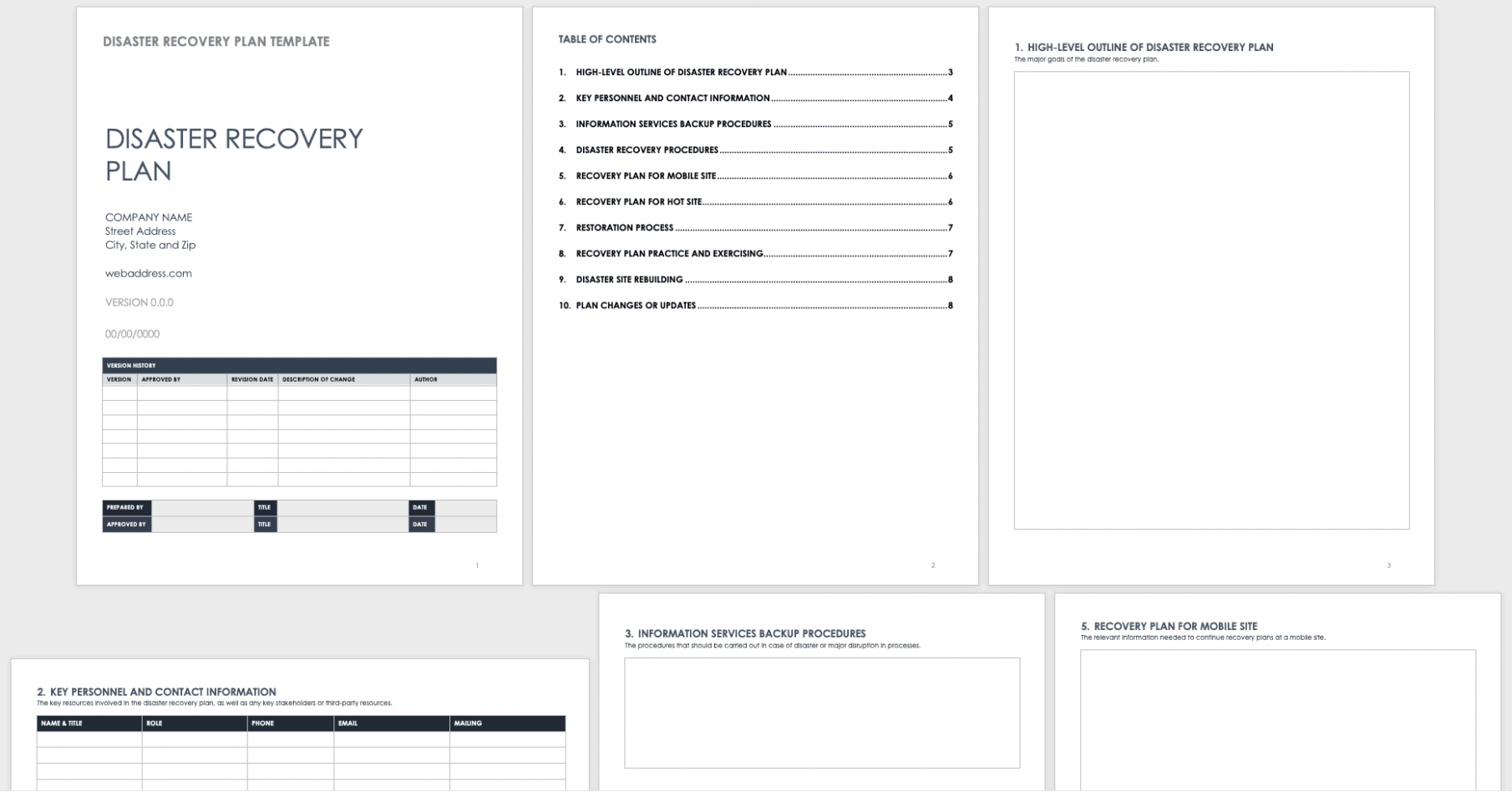 Free Employee Backup Plan Template Doc Free Employee Backup Plan Template Doc