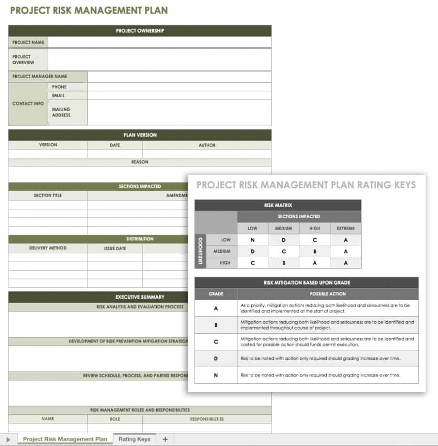 Free Enterprise Risk Management Plan Template Excel Free Enterprise Risk Management Plan Template Excel