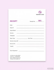 Editable Massage Therapist Invoice Template Doc