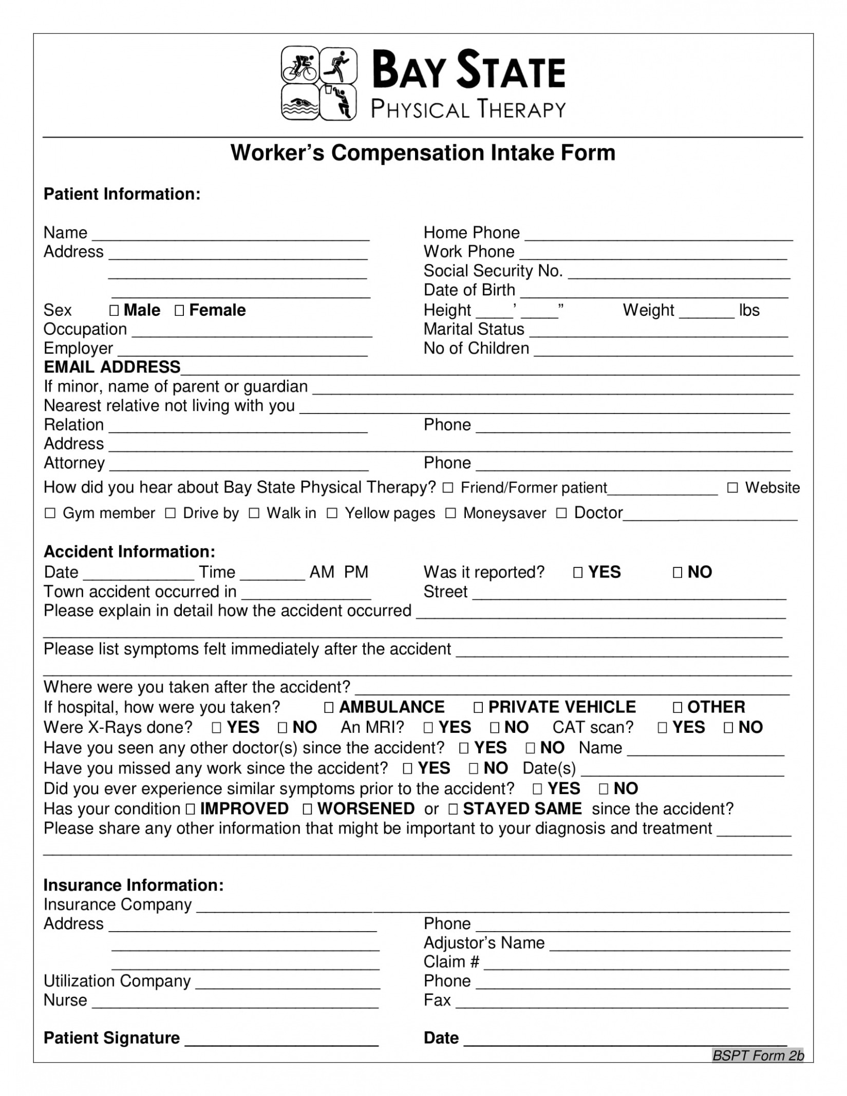 Printable Physical Therapy Order Form PPT