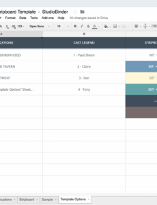 Printable Po Shoot Schedule Template PDF