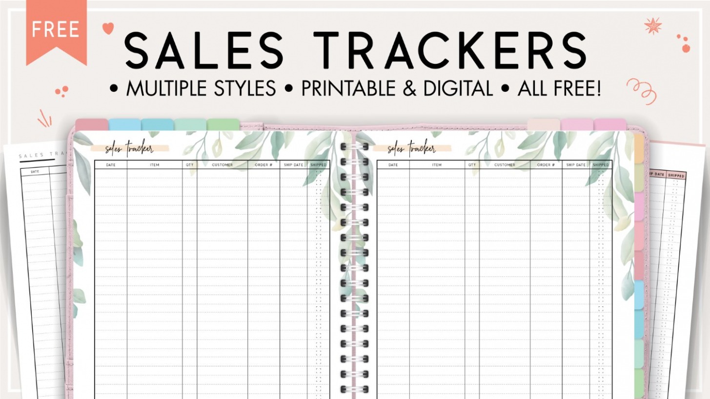 Editable Sales Order Tracking Template PDF