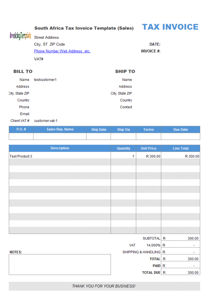 Printable Sars Tax Invoice Template Word Printable Sars Tax Invoice Template Word