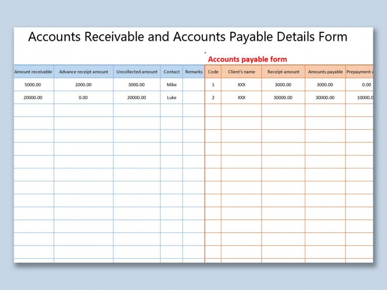  Schedule Of Accounts Receivable Template PPT