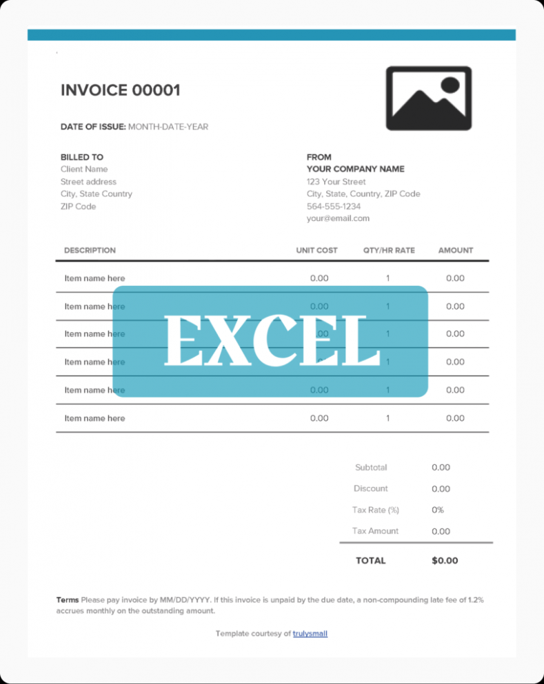 Printable Software Development Invoice Template Doc