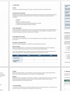 Software Implementation Plan Template Excel