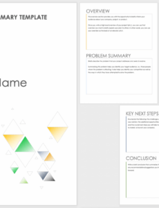 Printable Summary Plan Description Template Doc