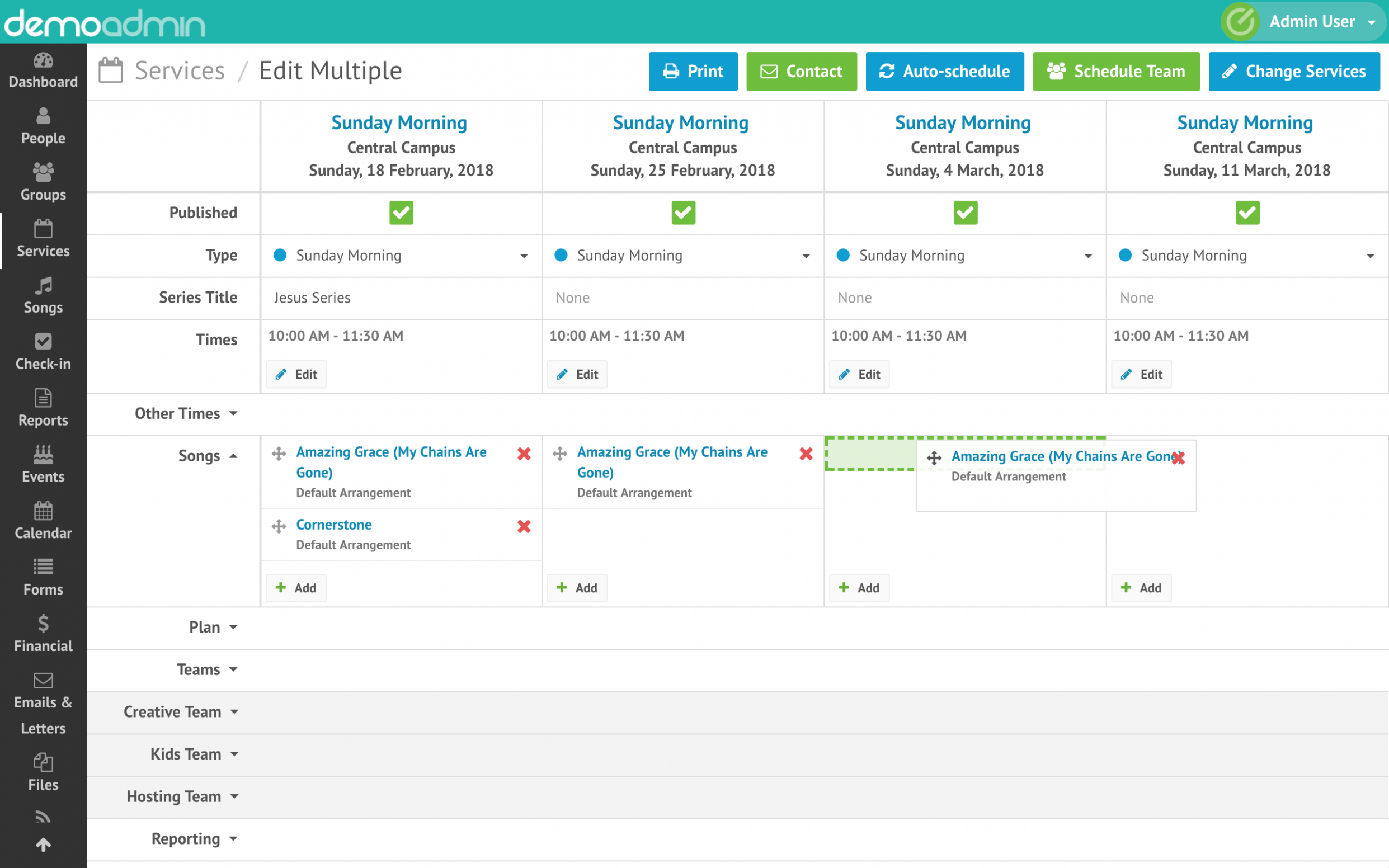  Worship Team Schedule Template Sample