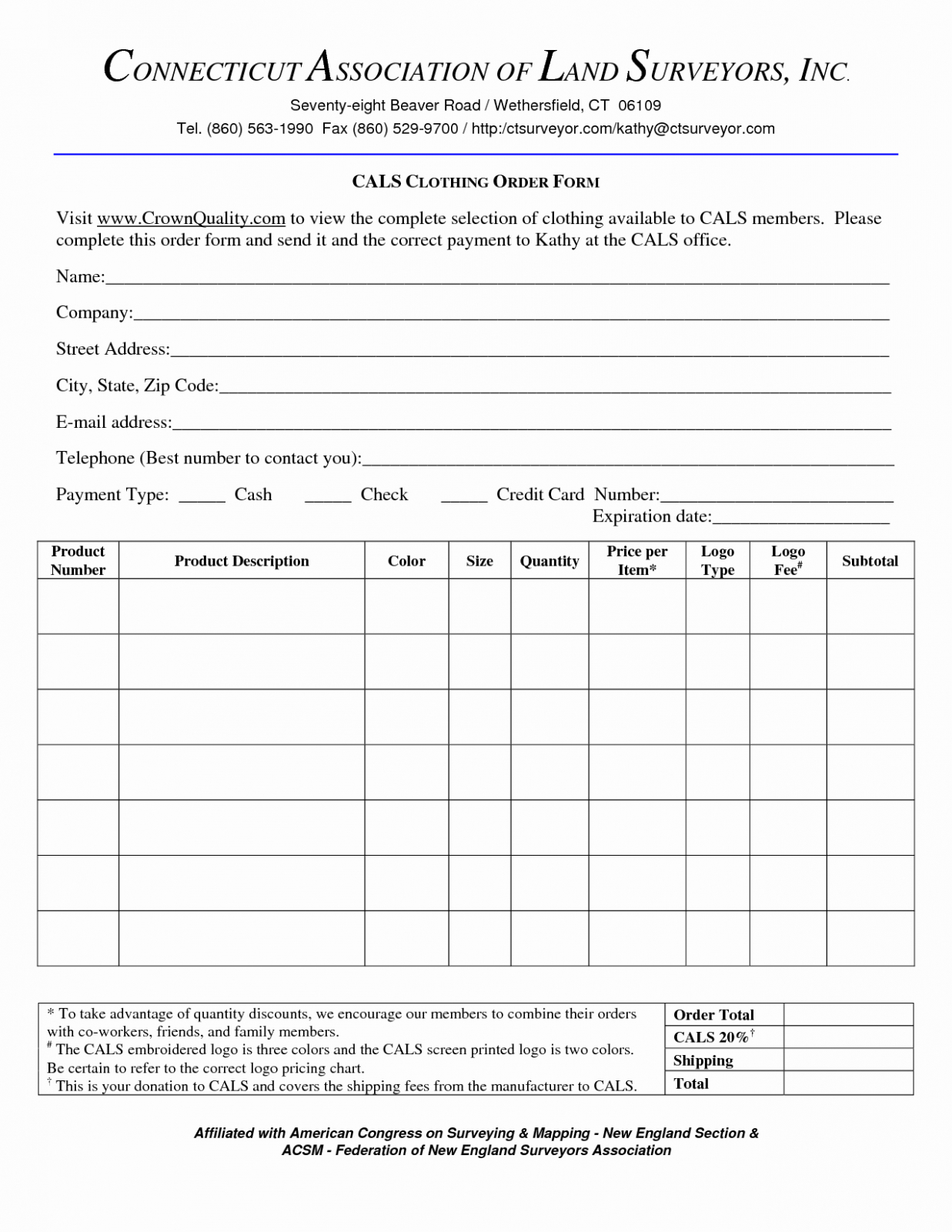 Editable 40 Clothing Order Forms Templates  Markmeckler Template Design  Sample