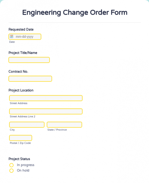 Free Editable Engineering Doc