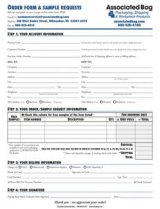 Free  Free 9 Product Order Form Samples In Pdf  Ms Word  Sample