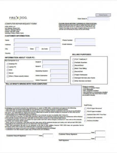 Free Printable Free 22 Sample Work Order Forms In Pdf  Ms Word  Excel
