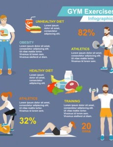 custom gym sport exercises infographic 438837 vector art at vecteezy excel