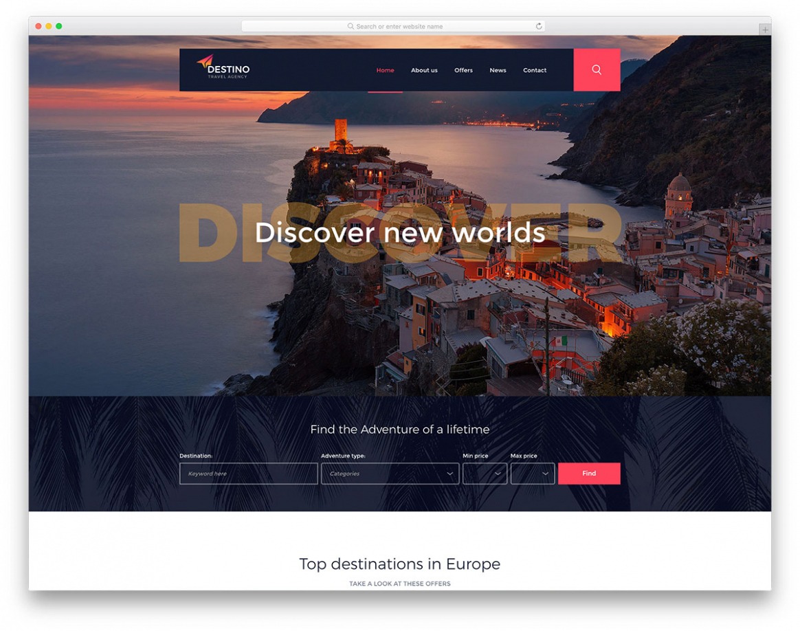 free custom 44 free travel agency website templates with premium features 2021 doc sample
