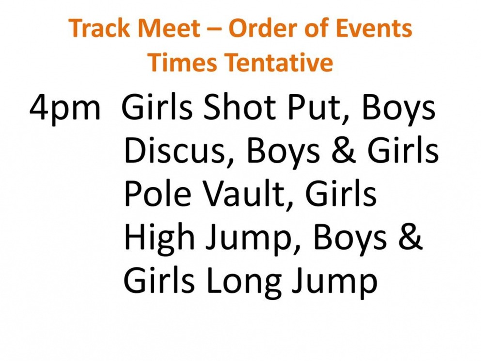 Free Printable Track Meet Order Of Events Template Word Example Free Printable Track Meet Order Of Events Template Word Example