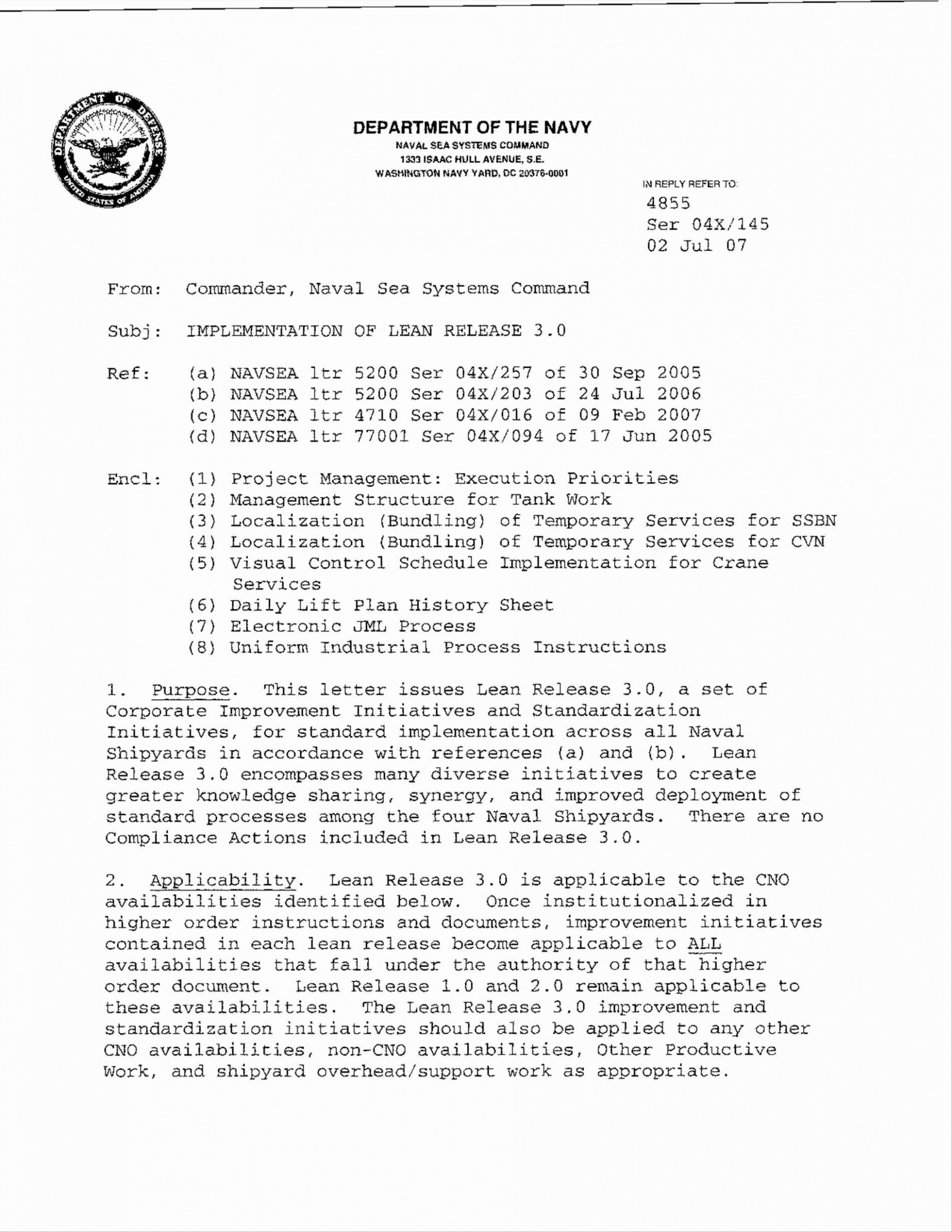Editable 5 Paragraph Order Usmc Template Word Sample