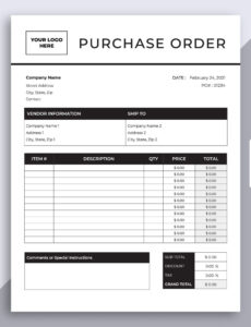 Editable Vehicle Buyers Order Template Doc Sample