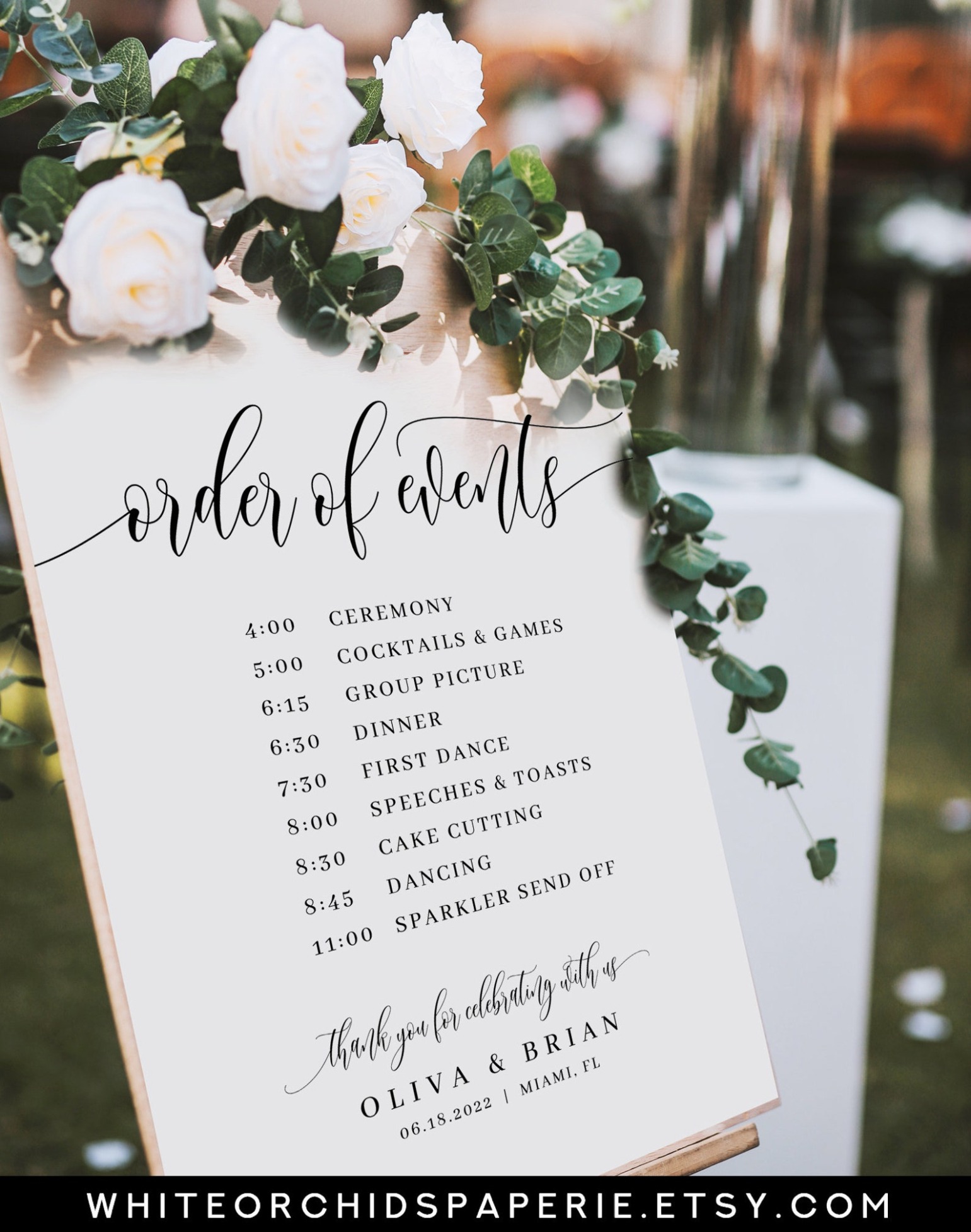 Free Custom Wedding Order Of Events Template Excel Sample Free Custom Wedding Order Of Events Template Excel Sample