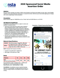 Editable Media Insertion Order Template Word
