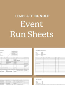 Editable Wedding Running Order Template Word