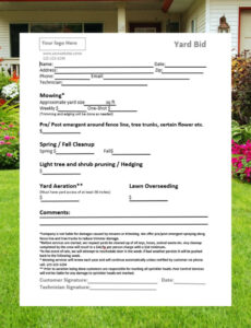 Free Editable Lawn Mower Repair Order Template Doc Example