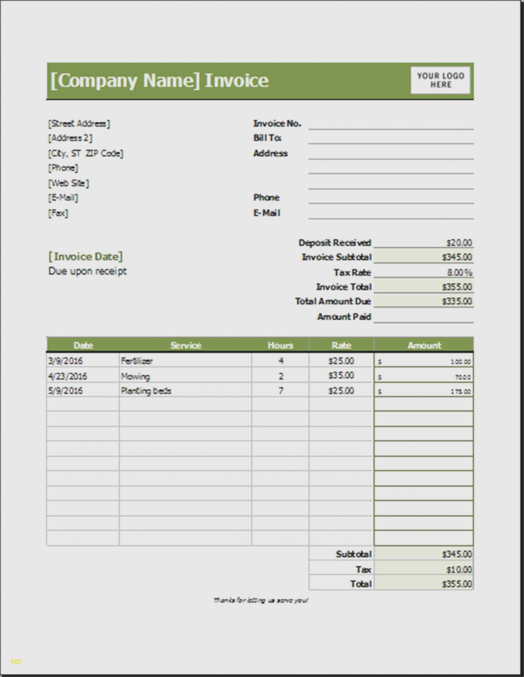 Free  Lawn Mower Repair Order Template Excel Sample