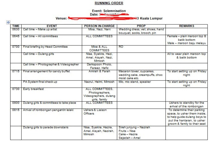 Podcast Running Order Template  Example