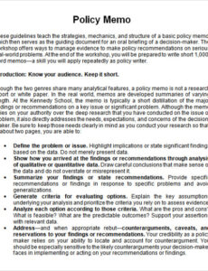 Editable Accounting Policy Memo Template Doc