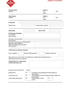 Free Blank Makeup Artist Deal Memo Template Pdf Sample