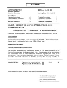 Free Custom Executive Summary Memo Template Excel Sample