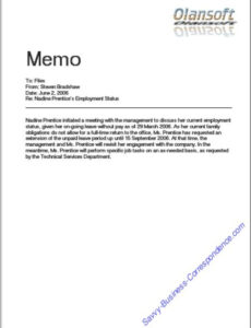 Free  Out Of Office Memo Template Word