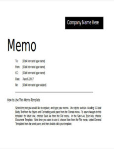 Free Printable Out Of Office Memo Template Word