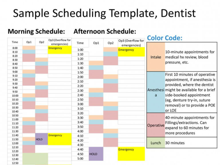 Dental Hygiene Schedule Template dental-hygiene-schedule-template
