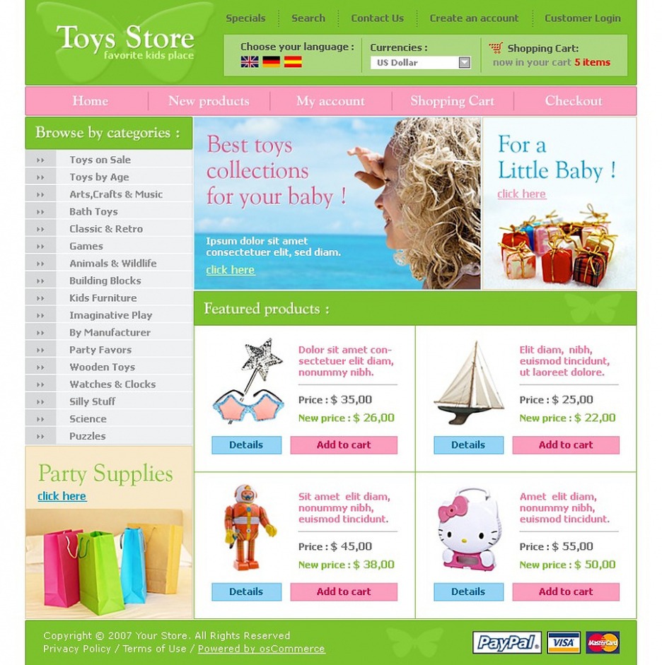 free printable toy shop website template free  free printable templates doc sample