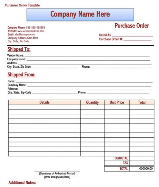 Company Purchase Order Policy Template Doc Example Company Purchase Order Policy Template Doc Example