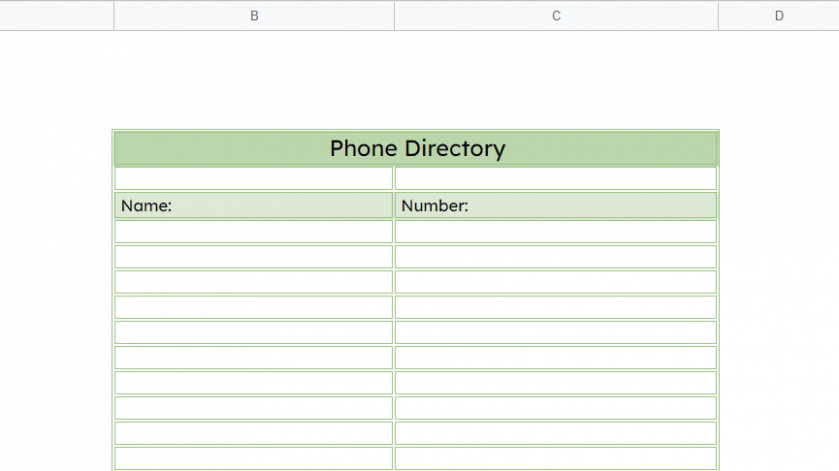 free editable 5 free☝️ google sheets address book templates  spreadsheet daddy excel
