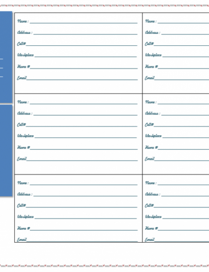 Blank Directory Example Directory Templates - Emmanuelbaccelli