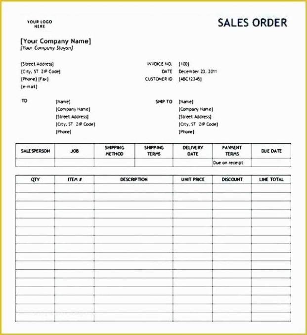 Online Food Order Form Template  Example